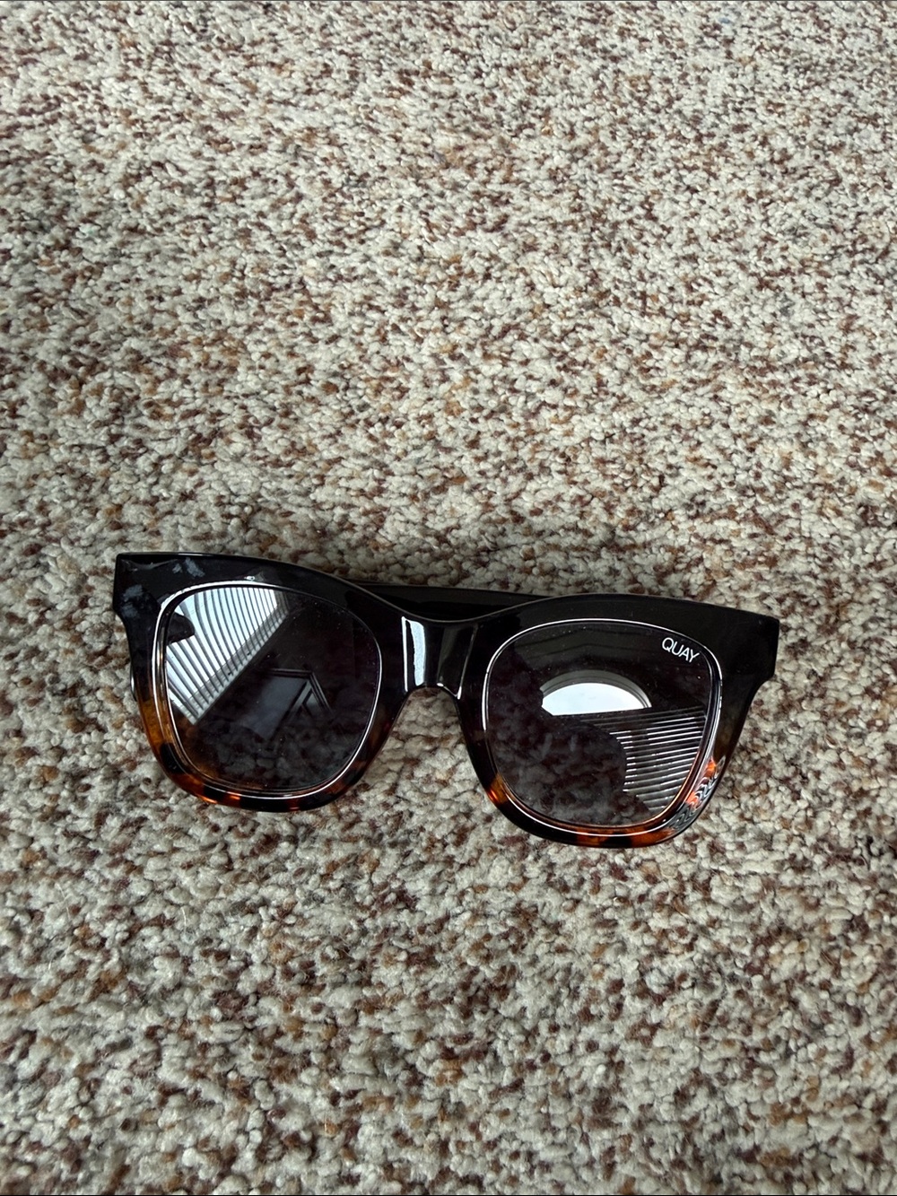 Quay Australia Dark Tortoise Cat Eye Sunglasses